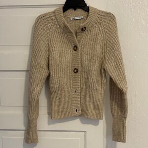 Zara Women's Beige Cardigan